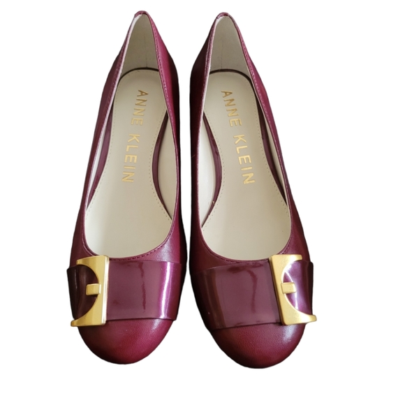 NEW Ann Klein Red Square Heel Mary Jane Pumps Size 6